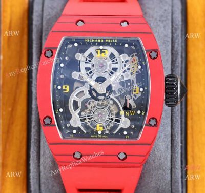 Swiss Quality Replica Richard Mille RM 17-01 Manual Winding Watches Red TPT Case